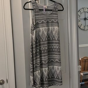 Printed tank top sun dress